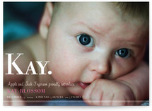 simply stripes Birth Announcements