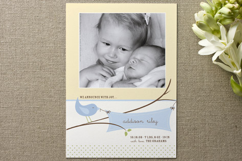 Tweet Tweet Birth Announcements