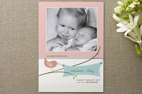 Tweet Tweet Birth Announcements