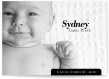 Urban Baby Birth Announcements