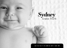 Urban Baby Birth Announcements, by Amanda Larsen Design