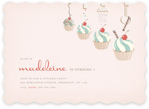 Cupcake Topping Factory Children's Birthday Party Invitations