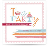 Teapography Party Children's Birthday Party Invitations