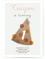 Party Hat Children's Birthday Party Invitations