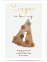 Party Hat Children's Birthday Party Invitations
