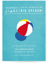 Big Splash! Children's Birthday Party Invitations