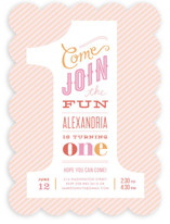 The Big One! Children's Birthday Party Invitations