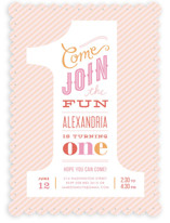 The Big One! Children's Birthday Party Invitations