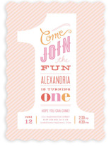 The Big One! Children's Birthday Party Invitations
