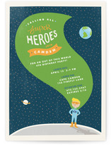 Up, Up and Away Children's Birthday Party Invitations