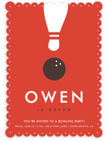 The Dude Junior Children's Birthday Party Invitations