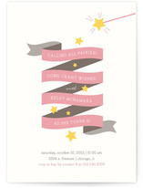 Fairy Stars Children's Birthday Party Invitations