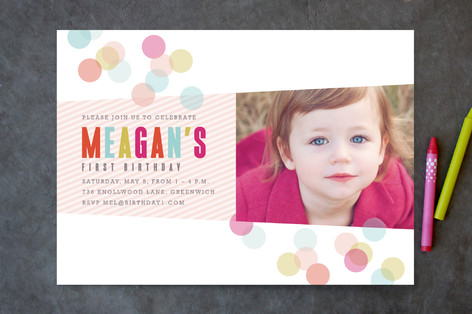 Confection Children's Birthday Party Invitations