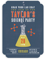 Science Children's Birthday Party Invitations