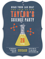 Science Children's Birthday Party Invitations