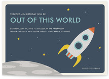 Out of This World Children's Birthday Party Invitations
