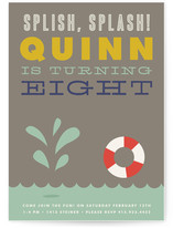 Splish, Splash! Children's Birthday Party Invitations