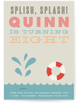 Splish, Splash! Children's Birthday Party Invitations