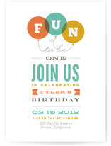 Endless Fun Children's Birthday Party Invitations