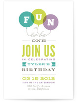 Endless Fun Children's Birthday Party Invitations