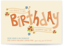 Secret Garden Children's Birthday Party Invitations