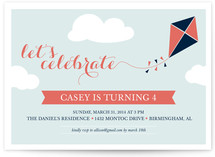Kite Children's Birthday Party Invitations