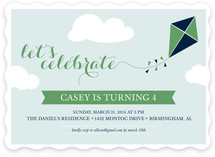 Kite Children's Birthday Party Invitations