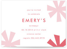 Sparkle Fête Children's Birthday Party Invitations