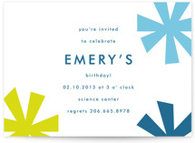Sparkle Fête Children's Birthday Party Invitations