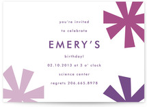 Sparkle Fête Children's Birthday Party Invitations