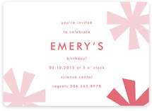 Sparkle Fête Children's Birthday Party Invitations