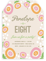 Sweet Clementine Children's Birthday Party Invitations