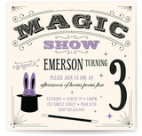Magic Show Children's Birthday Party Invitations