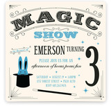 Magic Show Children's Birthday Party Invitations