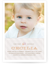 Cecilia Children's Birthday Party Invitations