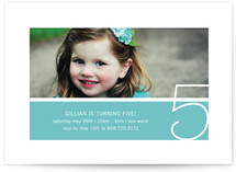 Stacked Children's Birthday Party Invitations