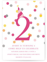 Confetti Fun Children's Birthday Party Invitations