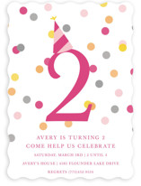 Confetti Fun Children's Birthday Party Invitations