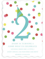 Confetti Fun Children's Birthday Party Invitations