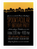 Spooktacular Children's Birthday Party Invitations