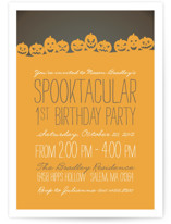 Spooktacular Children's Birthday Party Invitations