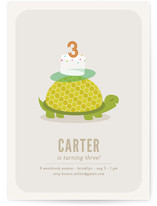Slow & Steady Children's Birthday Party Invitations