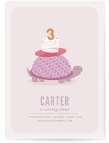 Slow & Steady Children's Birthday Party Invitations