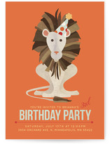 Roaring Good Time Children's Birthday Party Invitations