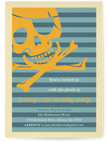 Pirate Party Children's Birthday Party Invitations