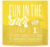 Beachy Style Children's Birthday Party Invitations