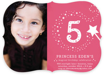 Little Miss Magic Children's Birthday Party Invitations