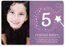Little Miss Magic Children's Birthday Party Invitations