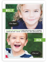 Twin Voice Children's Birthday Party Invitations