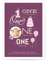 One Happy Day Children's Birthday Party Invitations